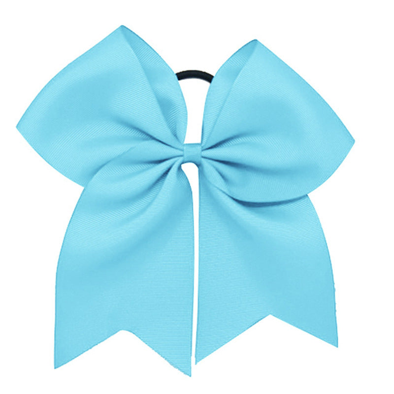 Bows al por mayor Bows de 8 pulgadas Cheerleader Swallowtail Cail Hair Scrunchies
